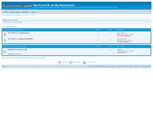 Our Co-op Message Board